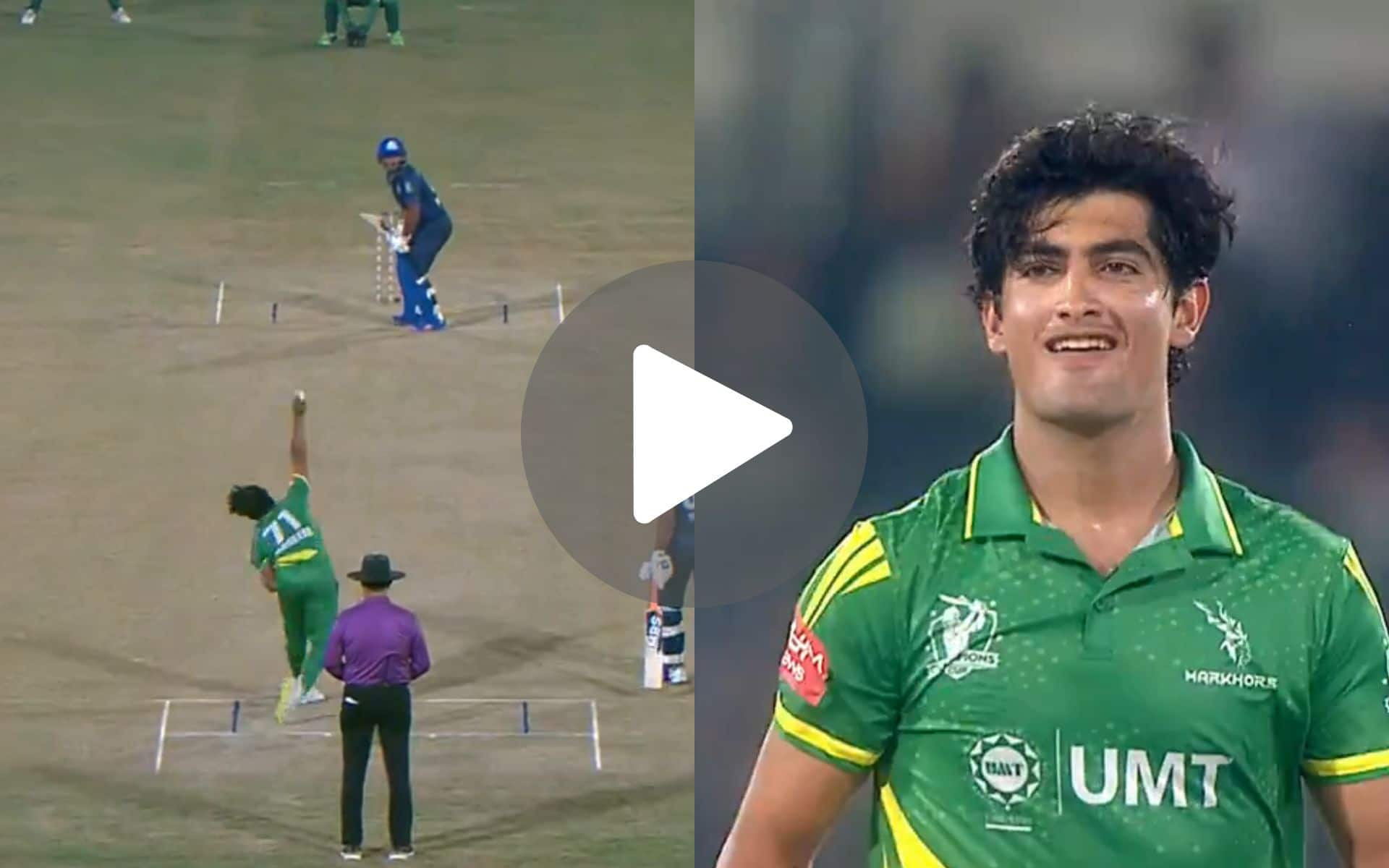 [Watch] Naseem Shah Strikes Early For Rizwan’s Markhors In Pakistan's Champions Cup